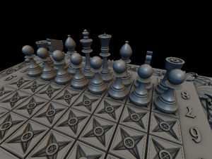 simple chess Modèle 3D