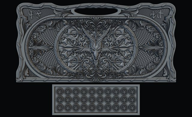 the backgammon project 3D Модель .c4d .max .obj .3ds .fbx .stl .blend 