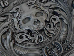 the backgamon project scull 3D Model