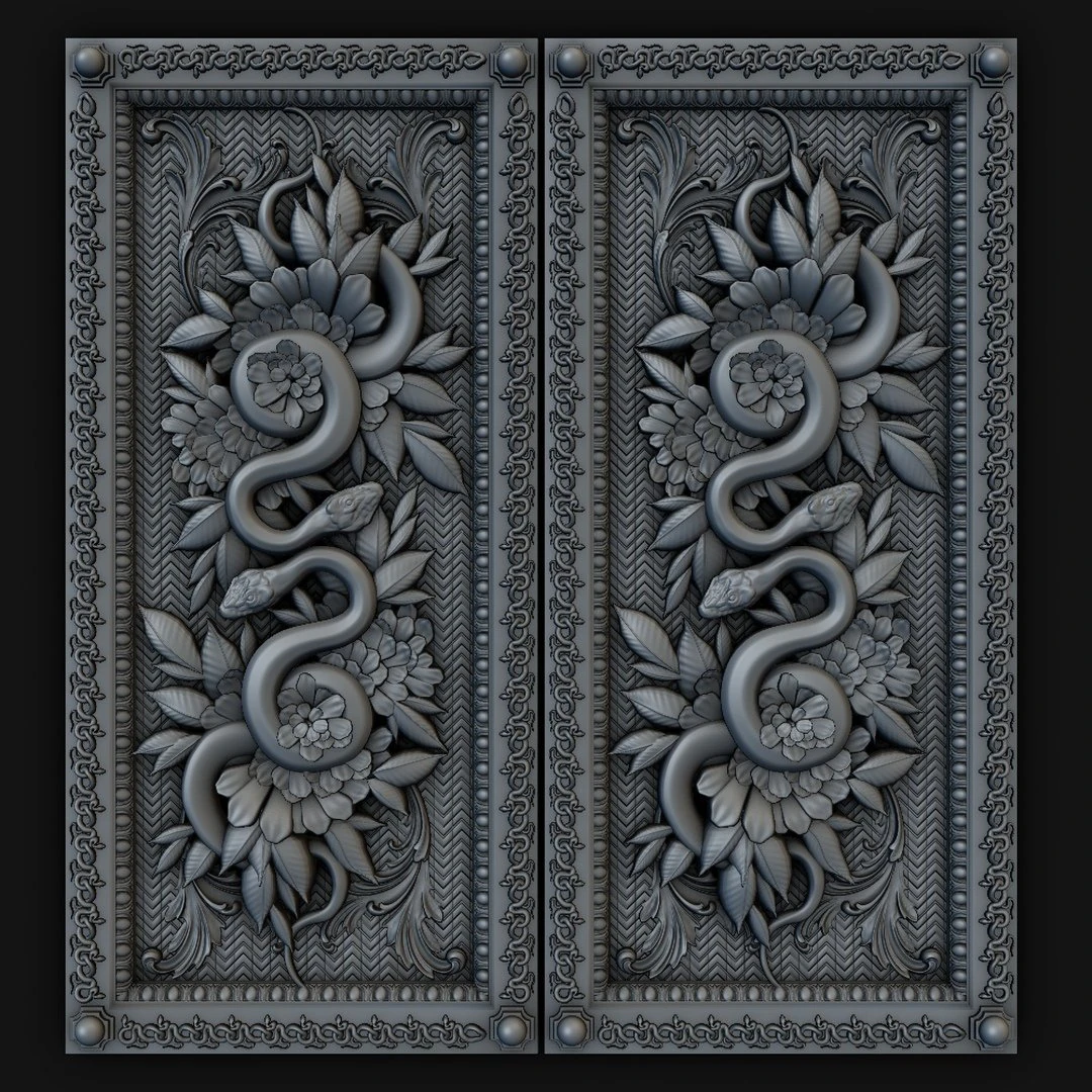the backgamon project sneke 3D Model .c4d .max .obj .3ds .fbx .stl .blend