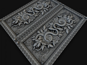 the backgamon project sneke Modello 3D