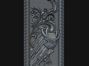 project backgammon with owl 3D Model