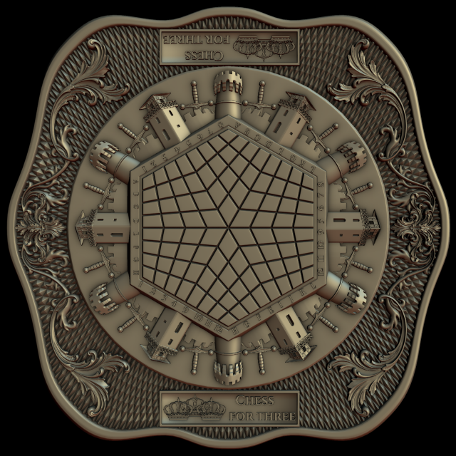 chess 3 Modelo 3D .c4d .max .obj .3ds .fbx .stl .blend 
