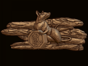 rat Modelo 3D