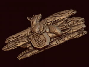 rat 3D 모델