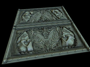 le projet backgamon deux morts Modèle 3D