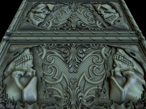 the backgamon project two death 3D Model