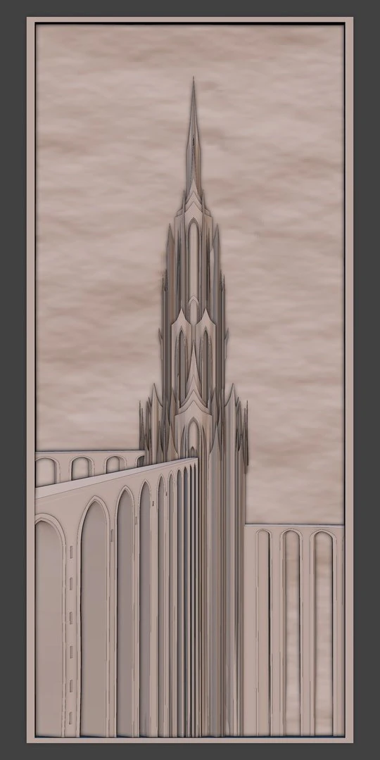 castle 3D Model .c4d .max .obj .3ds .fbx .stl .blend 