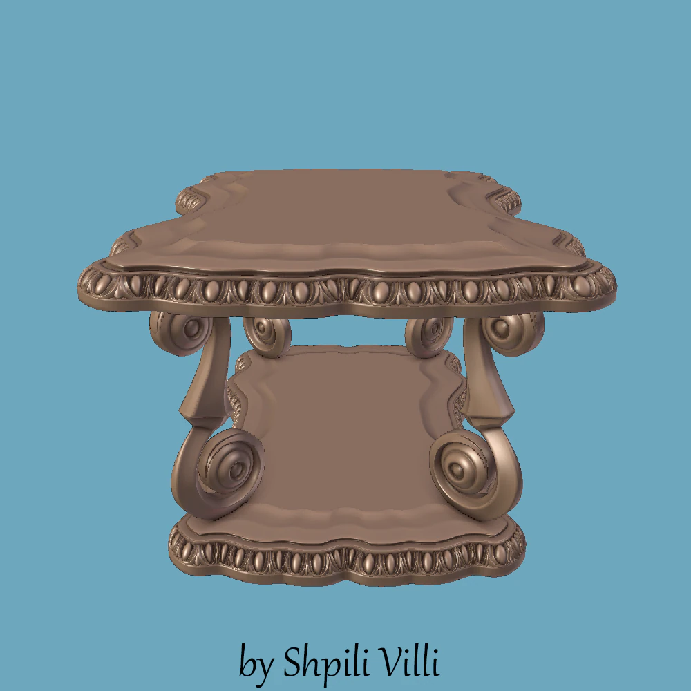 coffee table 3D Model .c4d .max .obj .3ds .fbx .stl .blend 