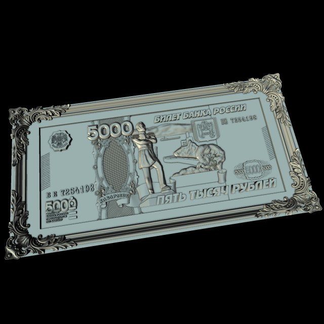 5000 3D Модель .c4d .max .obj .3ds .fbx .stl .blend 