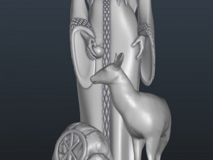 the slavic goddess live 3D Model