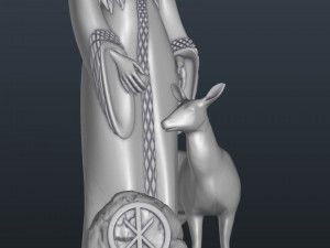 the slavic goddess live Modello 3D
