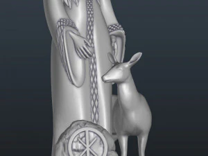 the slavic goddess live 3D Model