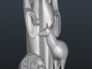 the slavic goddess live Modello 3D
