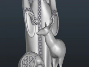 the slavic goddess live 3D Model