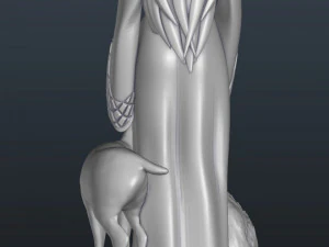 the slavic goddess live 3D Model