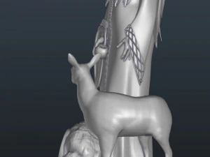 the slavic goddess live 3D Model