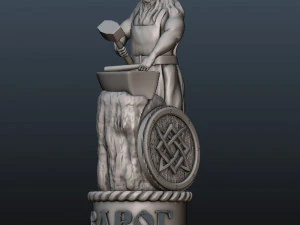 slavic god svarog 3D Model