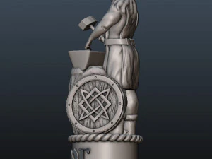slavic god svarog 3D Model