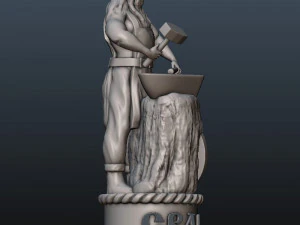 slavic god svarog 3D Model