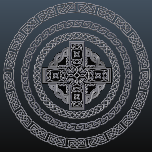 celtic ornament Modelo 3D .c4d .max .obj .3ds .fbx .stl .blend 