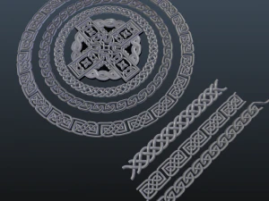 celtic ornament 3D Model