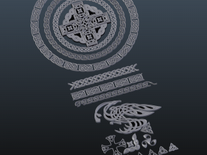celtic ornament Modelo 3D