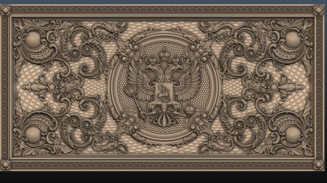the backgamon gerb 2 3D 模型 .c4d .max .obj .3ds .fbx .stl .blend 