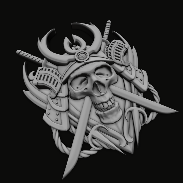 samurai 3D मॉडल .c4d .max .obj .3ds .fbx .stl .blend 