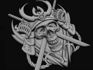 samurai Modelo 3D