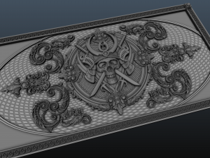 the backgamon project samurai 3D Модель