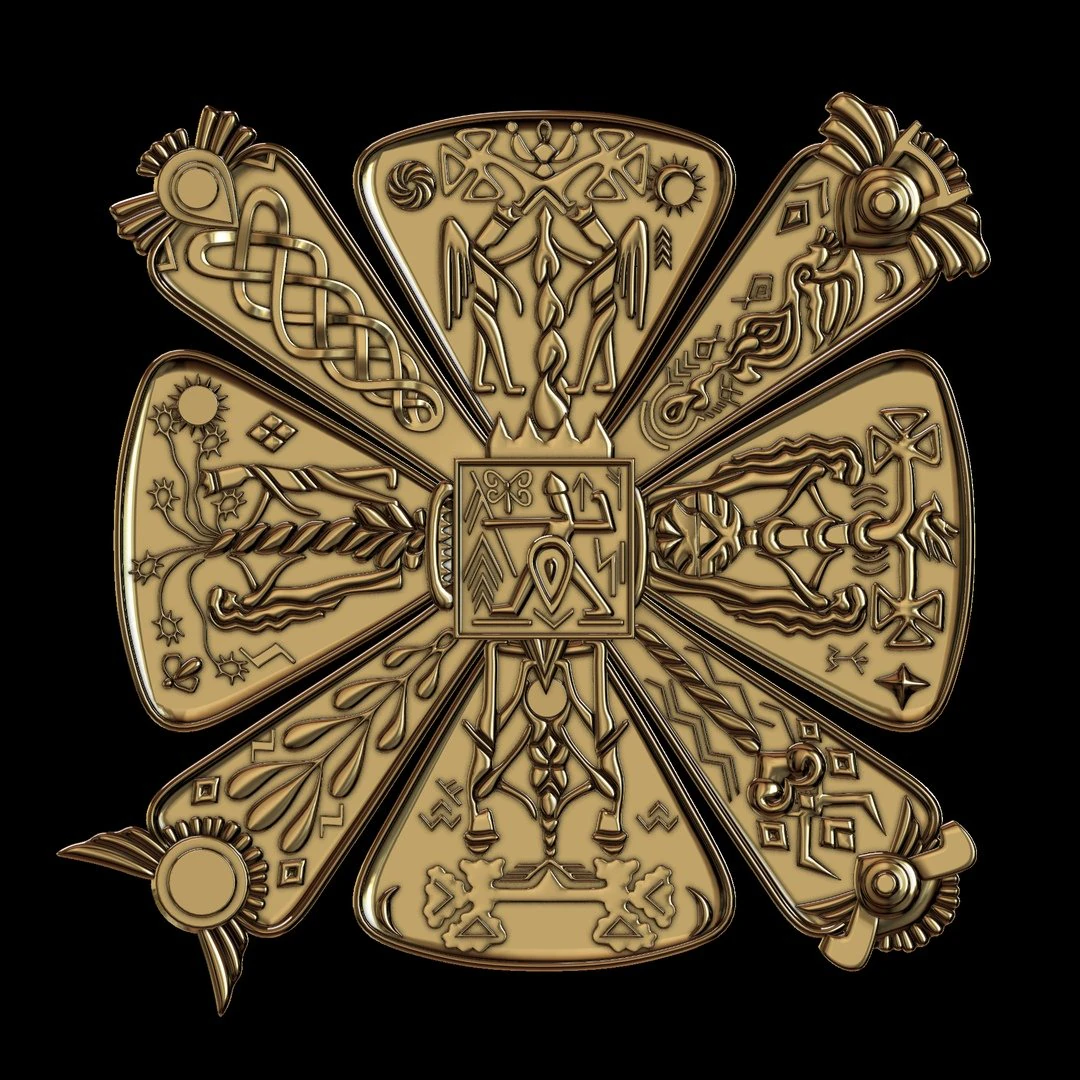 slavic oberezhny omulet kres 3D Print Model .c4d .max .obj .3ds .fbx .stl .blend 