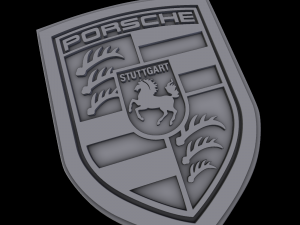 porsche logo 3D Model