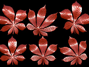 葉 3Dプリントモデル