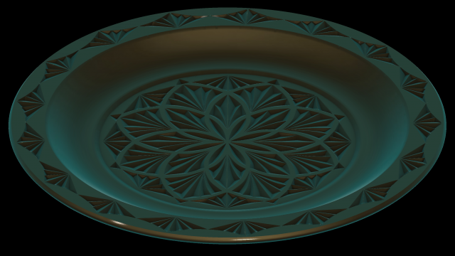 tarelka 3D Modell .c4d .max .obj .3ds .fbx .stl .blend