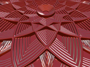 기하학적 패턴 3D 모델