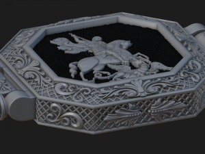 bracelet st george Modello di stampa 3D