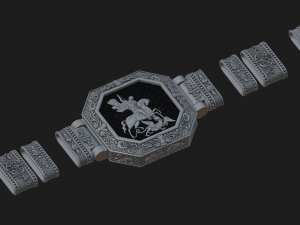 bracelet st george Modello di stampa 3D