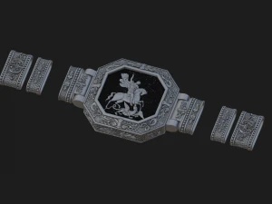 bracelet st george 3D Print Model