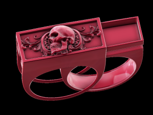 ring with a secret Model Cetak 3D