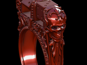 ring with dice 3D 打印模型