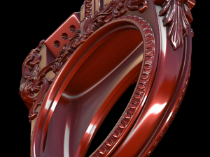 ring with dice 3D 打印模型