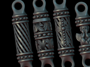 the elements of the chain Model Cetak 3D