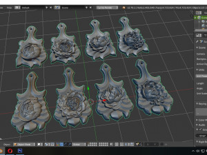 decorative boards 8 in 1 3D मॉडल