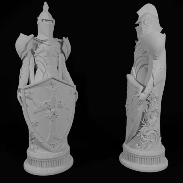 oficer Model Cetak 3D .c4d .max .obj .3ds .fbx .stl .blend 