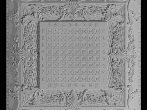 chessboard 3Dプリントモデル