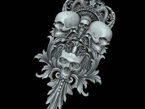 scull 3 3D Model