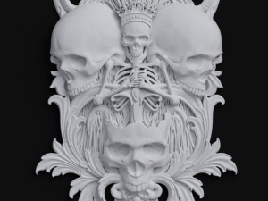 scull 3 Model 3D