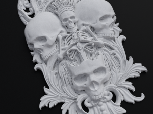 scull 3 3D Model