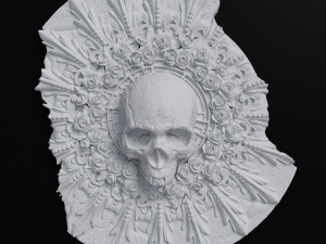 scull circle Model do druku 3D